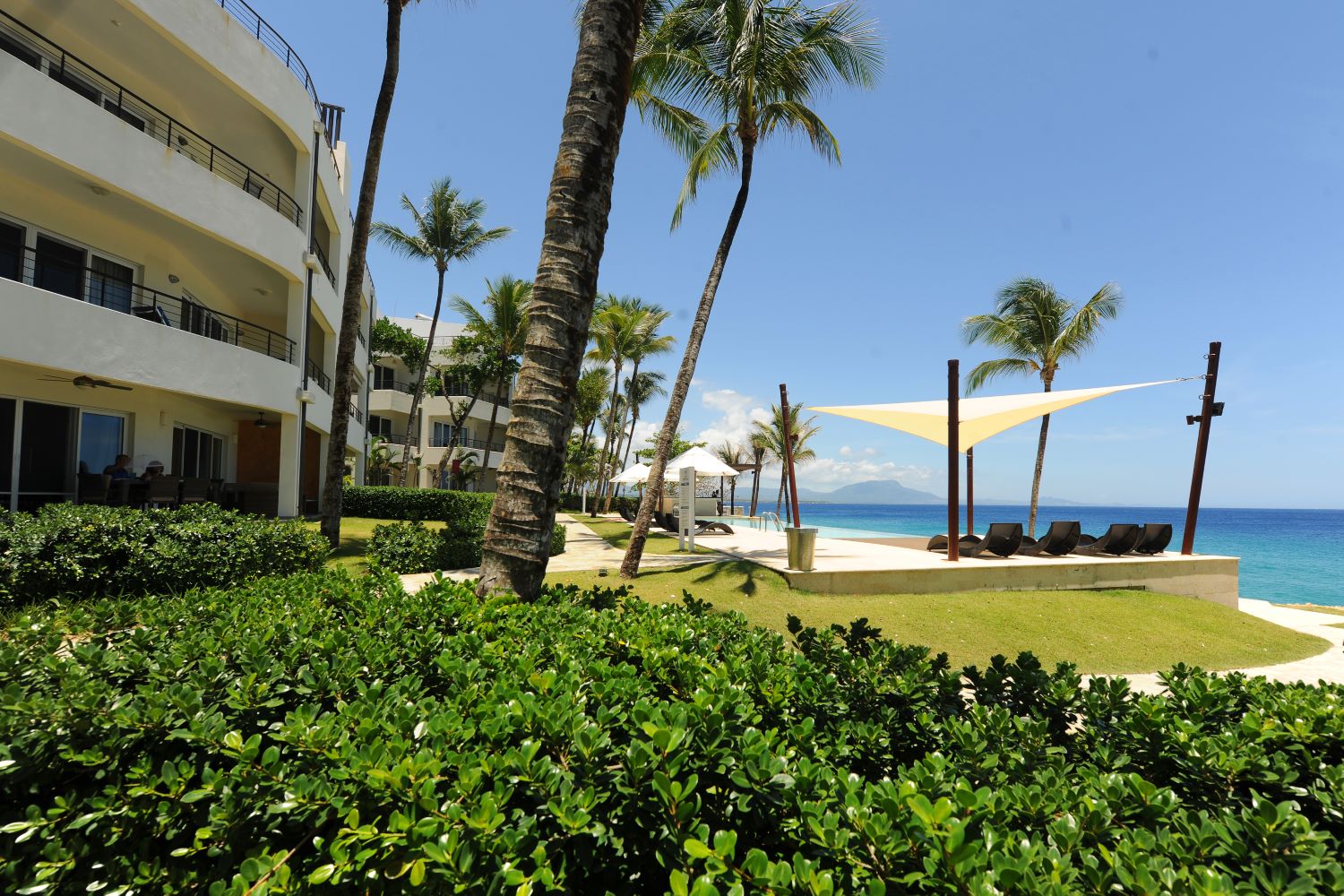 Sunlit condo interiors