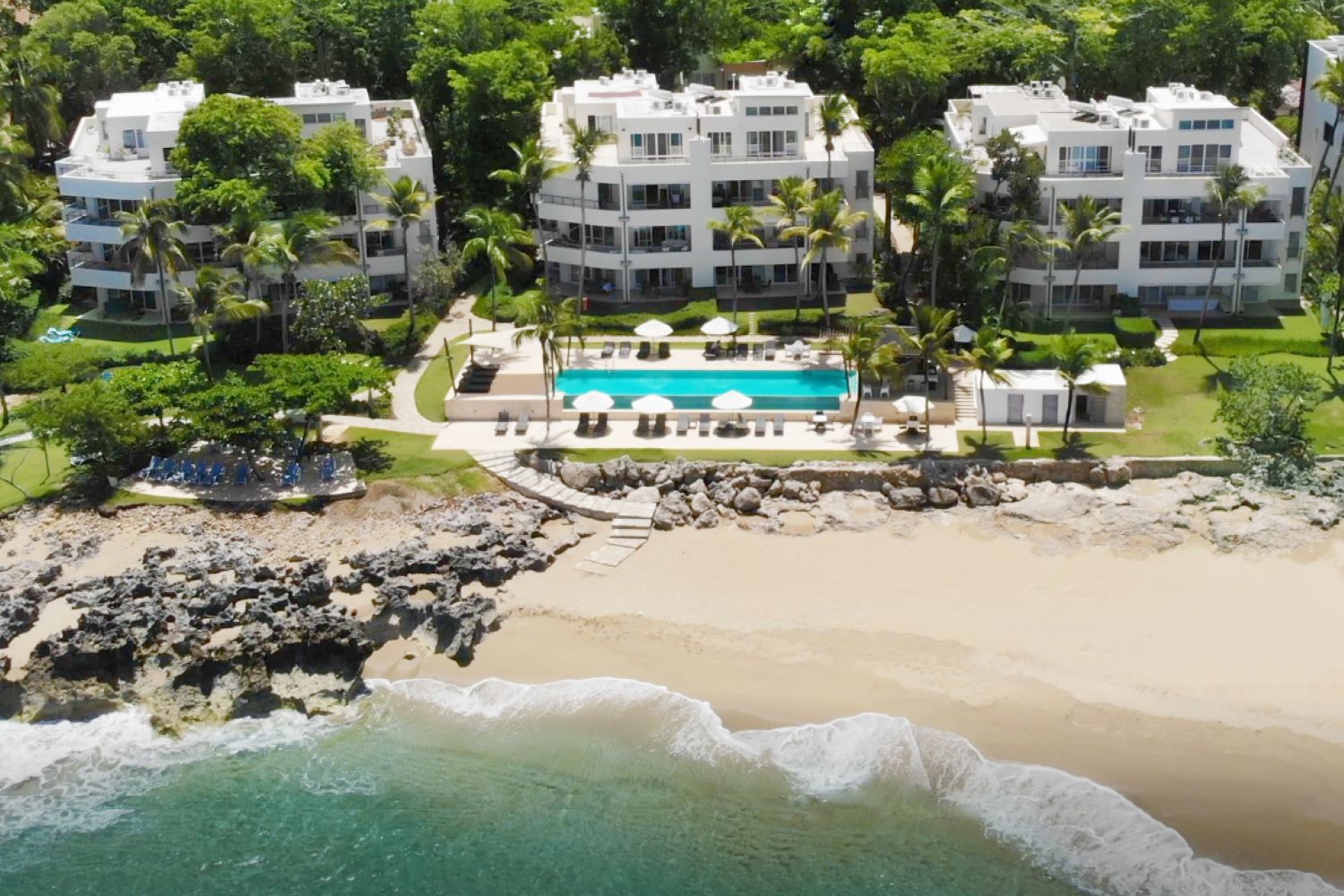 Golden hour across Sosúa shoreline